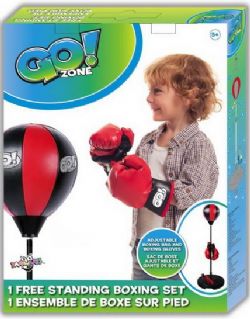 GO! ZONE - ENSEMBLE DE BOXE DE PLANCHER AVEC GANTS (PUNCHING BAG)